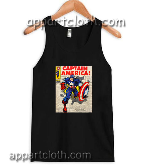 Captain america Adult tank top