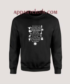 Disney Quote Never Grow Up Unisex Sweatshirts