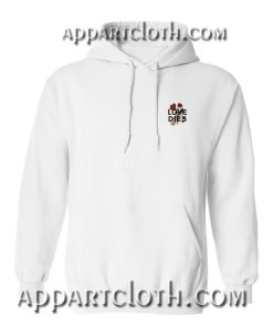 Love Dies Hand Rose Hoodies