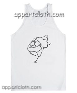 Love Sleeping Hug You Pillow Adult tank top