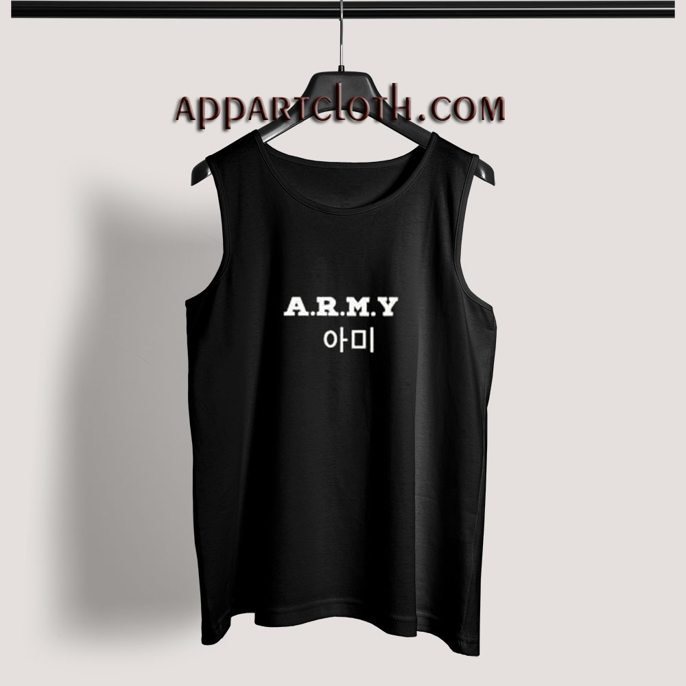 ARMY KPop Adult tank top