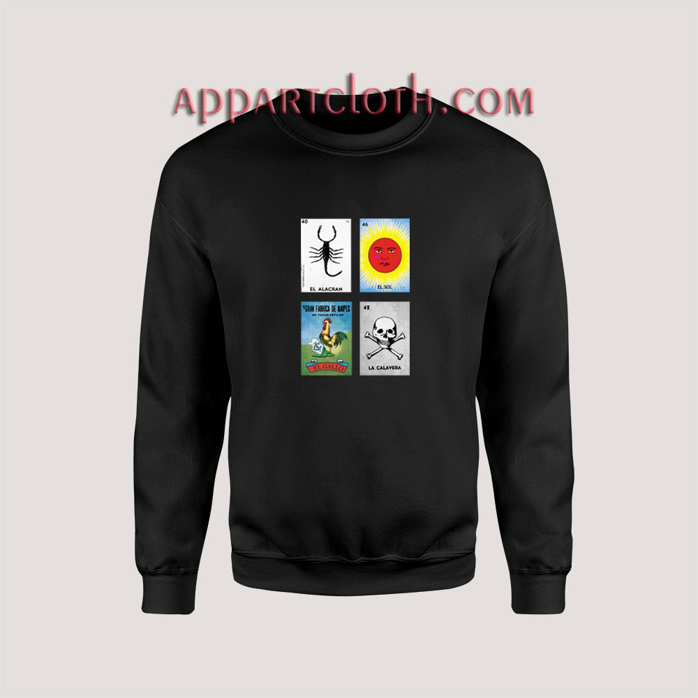 Loteria Cards Unisex Sweatshirts