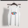 Popcorn Rainbow Adult tank top