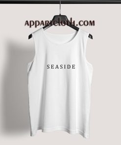 Seaside Font Adult tank top