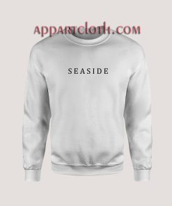 Seaside Font Unisex Sweatshirts