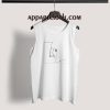 Smoking Girl Adult tank top