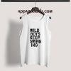 Wild Boys Keep Swinging Adult tank top