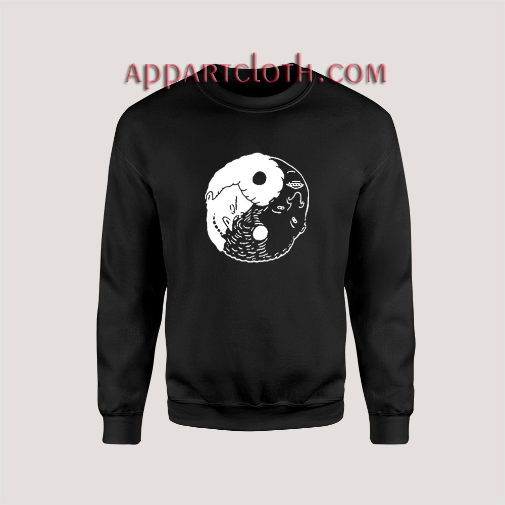Beavis and Butt Head Yin Yang Unisex Sweatshirts