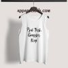 But First Gangster Rap Adult tank top