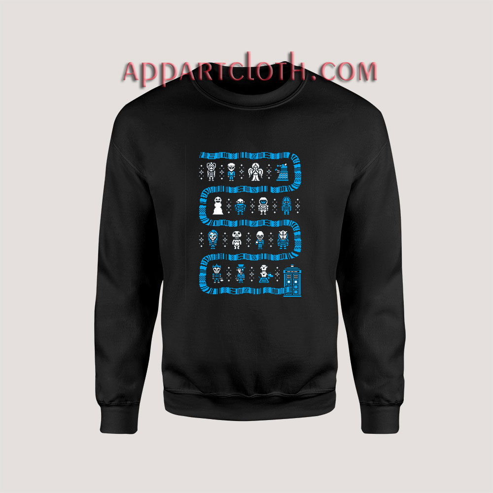 Dr Who Ugly Christmas Unisex Sweatshirts