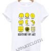 History of Art Smiley Face Funny Shirts