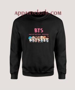 KPOP BTS CHIBI MAP OF THE SOUL Unisex Sweatshirts