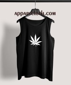 Marijuana Cannabis Leaf Adult tank top