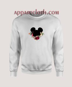 Mickey Mouse Flower Unisex Sweatshirts