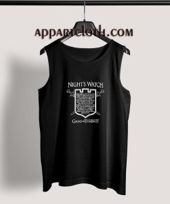 Night watch Game of Thrones Adult tank top
