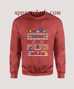 Super Smash Bros Ugly Christmas Unisex Sweatshirts