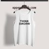 Think Wrong Adult tank top
