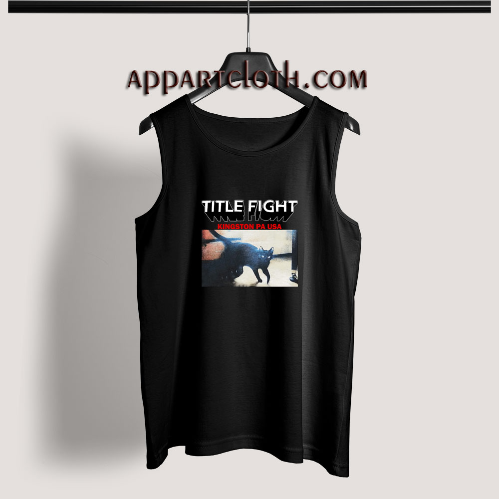 Title Fight Kingston PA USA Adult tank top