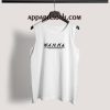 WAMMA Women Against Men Making Art Adult tank top
