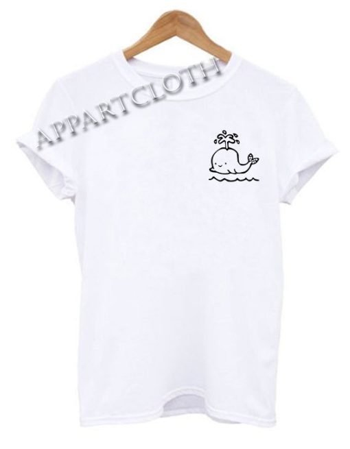 Cute Little Whale Funny Shirts Size XS,S,M,L,XL,2XL - appartcloth