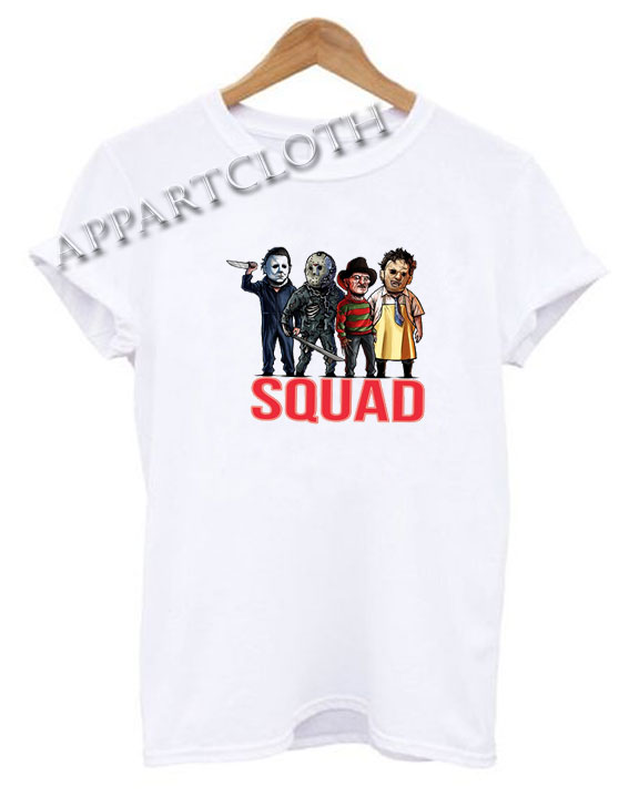 Horror Squad Funny Shirts