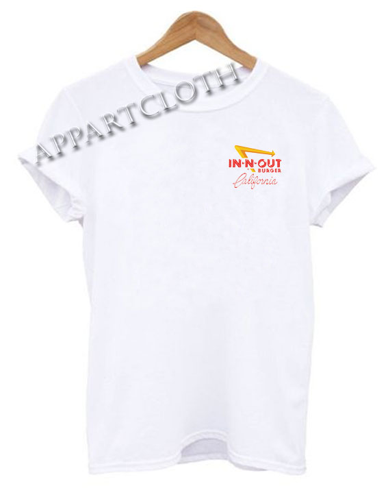 IN N OUT Burger California Pocket Funny Shirts