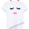 Sincerely Jules Lips and Lashes Funny Shirts