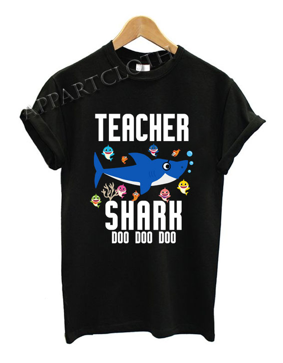 Teacher Shark Doo Doo Doo Funny Shirts