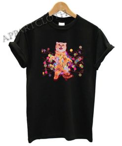 Christmas Cats in Lights with LED Funny Shirts