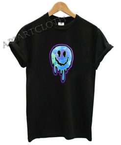 Dripping smiley face Funny Shirts