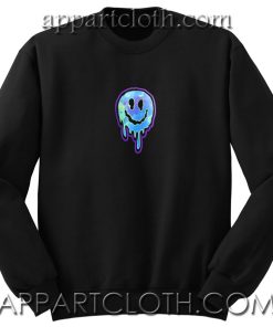 Dripping smiley face Unisex Sweatshirts