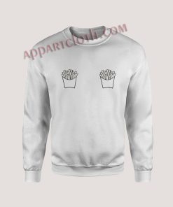 French Fries Boobs Unisex Sweatshirts
