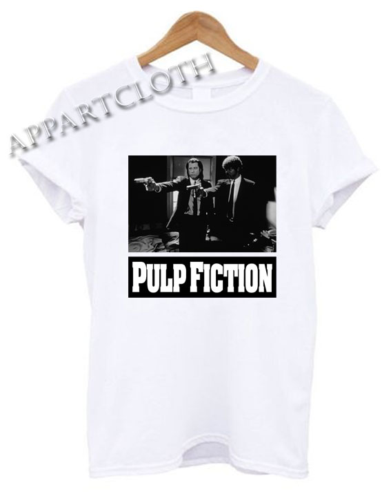 Pulp Fiction Black and White Funny Shirts