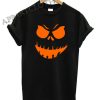Scary Pumpkin Halloween Funny Shirts