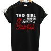 This Girl Runs On Jesus And Chick Fil A Funny Shirts