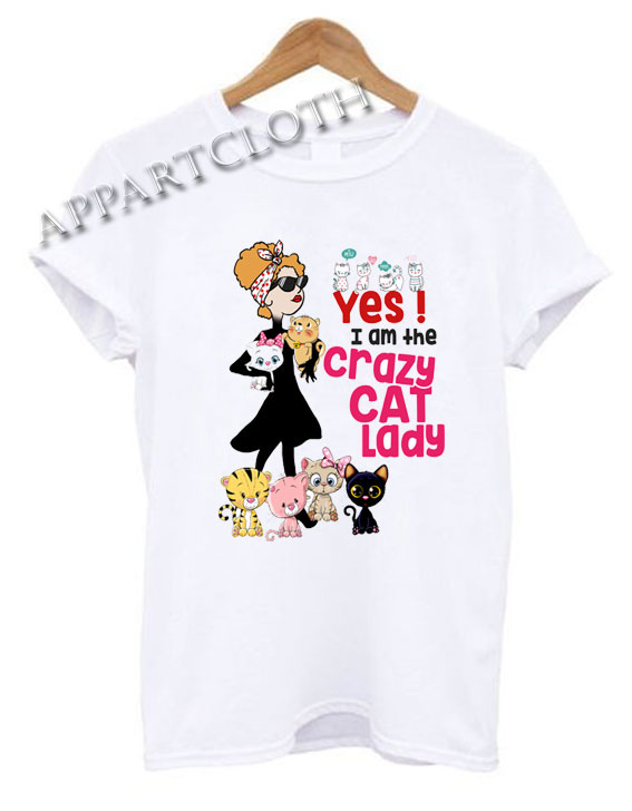 funny cat lady shirts