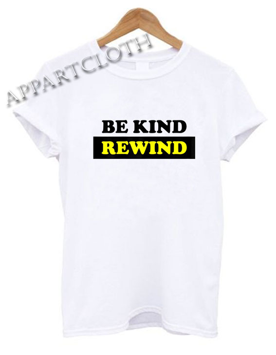 vintage VHS Be Kind Rewind Funny Shirts