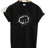 123t Mens Fist Punch Funny Shirts