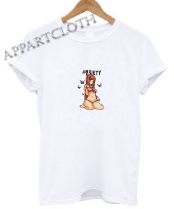 Anxiety Anime Girl Funny Shirts