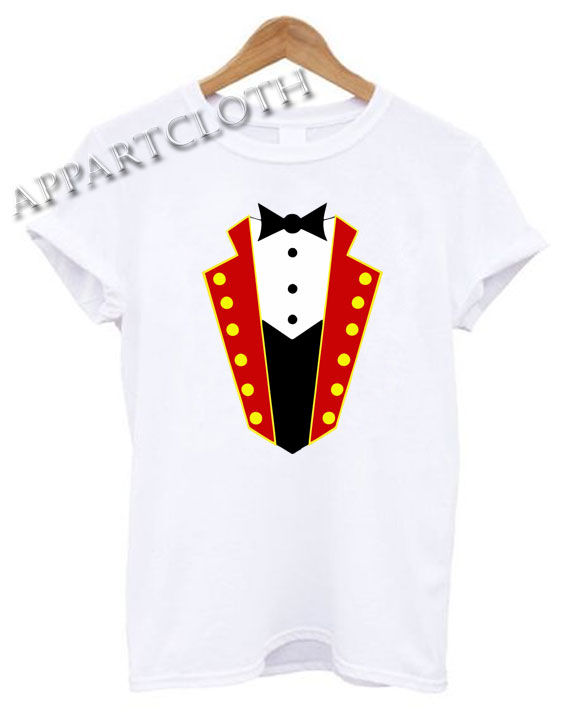 Circus Ringmaster Red Costume Showman Party Funny Shirts