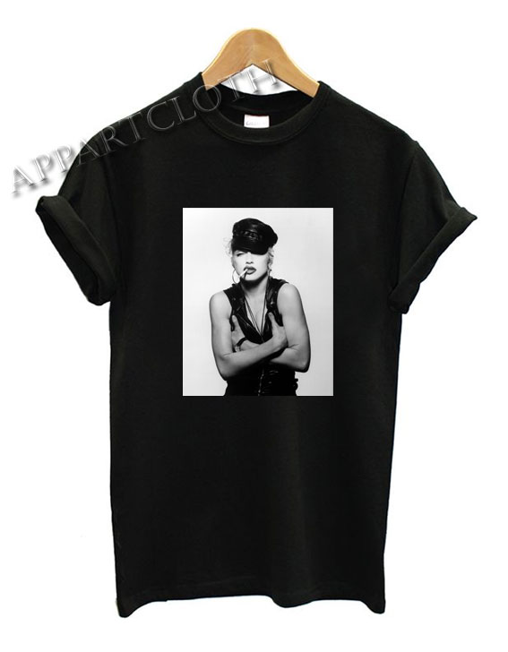 Madonna Smoking Cool Retro Funny Shirts