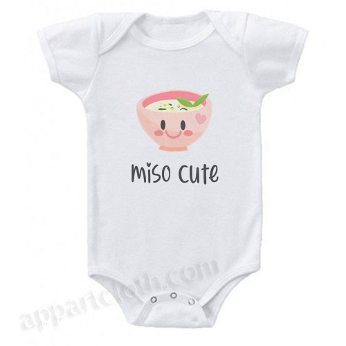 Miso Cute Funny Baby Onesie