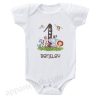 One Year Birthday Shirt or Onesie with Animals Funny Baby Onesie