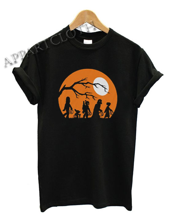 Star Wars Vader Yoda Boba Fett Leia chewbacca Halloween Pumpkin Funny Shirts