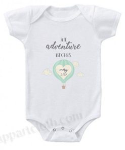 The Adventure Begins Funny Baby Onesie