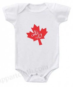 Canadian Funny Baby Onesie