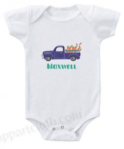 Carrot Truck Funny Baby Onesie