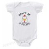 Don't Be a Pecker Funny Baby Onesie
