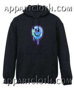 Dripping smiley face Hoodies