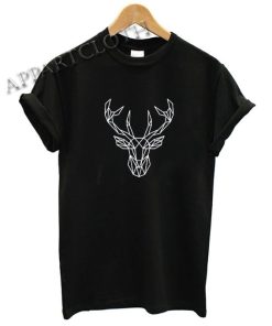 Geometric Deer Head Shirts
